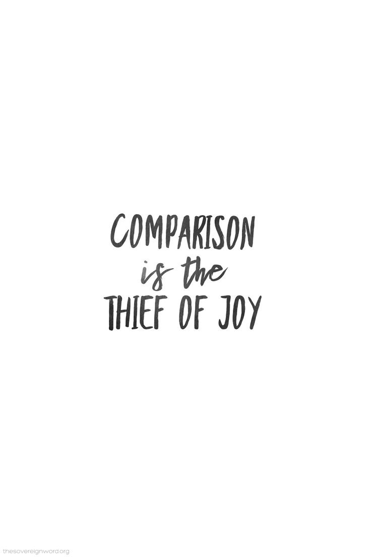 The Trap of Comparison